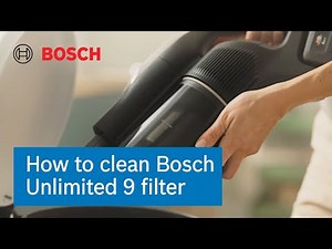 Cleaning Your Bosch Unlimited 9 Filter: A Quick & Easy Step-by-Step Guide | Bosch Home UK/Ireland