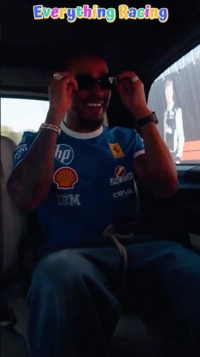 Lewis Hamilton making fun of Yuki's height #lewishamilton #f1shorts #tsunoda