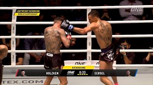 1M views · 1K shares |  KING OF THE RING  Dutch phenom Regian Eersel outstrikes Nieky Holzken to win by unanimous decision and be crowned the first-ever ONE Lightweight Kickboxing World Champion! TV: Check local listings for global broadcast | ONE Championship | Facebook