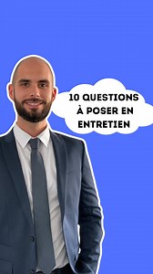 10 question à poser au recruteur en entretien d’embauche : avez vous des questions #entretiendembauche | Alvin Plouviez