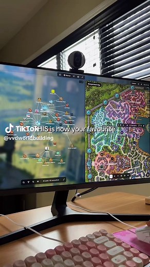Ever wonder what your new favourite writers are using to worldbuild? It’s vvd.world! 👀✍️ 📖 Organize your world’s lore 🗺️ Drop interactive pins on custom maps 👥 Collaborate with as many friends as you want 🤩 Share your custom wiki to your fans or followers Let us know what you think, try vvd for free! #writing #fantasy #booktok #worldbuilding #indie