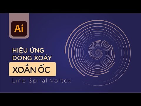 How to create a spiral vortex effect - Adobe Illustrator