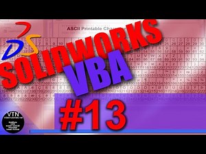 SOLIDWORKS VBA 13 ( Numeric Functions ) Tutorial