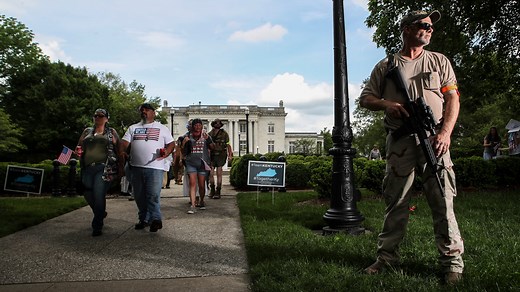 Did Three Percenters back Beshear effigy at rally? What to know about the Kentucky group