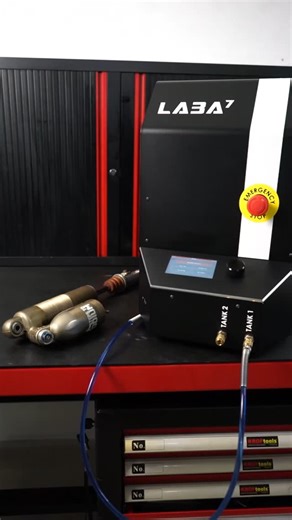 LABA7 on Instagram: "How to Bleed a Shock Absorber with a Bladder Bleeding a shock absorber with a bladder has never been easier! Using the LABA7 Vacuum Bleed Pump, you can fill your damper with oil and remove all air — hands-free. Just set it up, hit a button, and let it do the work. Perfect for MTB, motocross, and car suspension tuning. 🔧 Fast. Clean. Automatic. 🎯 Pro-level results with zero hassle. 👉 Watch the full tutorial and upgrade your shock game! #ShockBleeding #LABA7Pump #Suspension