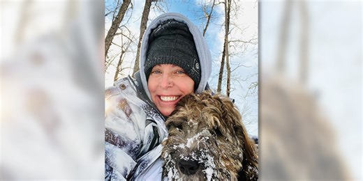 ‘She died a hero’: Search underway for woman who fell under ice while trying to save dog