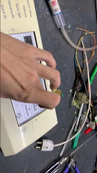 LG Front Load Washing Machine Touch Not Working / Dead Problem Fix | PCB Repair Guide #youtubeshorts