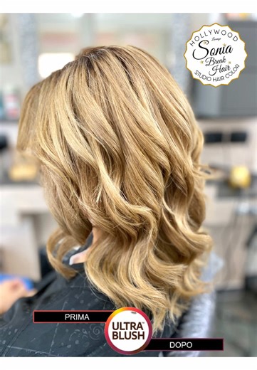 ULTRABLUSH SFUMATURE ARMOCROMATICHE Alla cliente sono state fatte delle schiariture con airtouch che l’hanno lasciata completamente ingiallita, con il nostro metodo ultrablush abbiamo ricreato la sua base con sfumature degradate chiare eliminando riflessi gialli e i desiderati. #savigliano #ultrablush #cuneo #piemonte #parrucchiere #soniabreakhair #hair #hairstyle #colorimetria #sfumaturecapelli #balayage #airtouch #perte #videoviral