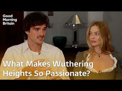 Margot Robbie and Jacob Elordi on their "simmering" and "sensual" new film | Good Morning Britain