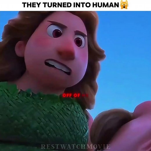 They TURN into human🙀 #movie #shorts #disney