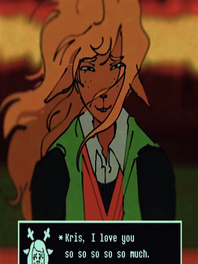 Me and the two other toxic kriselle shippers were FED this chapter INSPO - @AppleWorm 🧟 #Deltarune #noelleholiday #deltarunechapter5 #kriselle #foryoupage