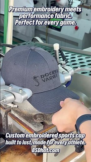 Custom Embroidered Sports Baseball Cap | Breathable, Durable & Professionally Made #cap #custom #hat