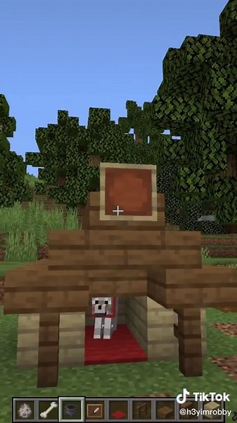 Building a Minecraft Dog House Tutorial