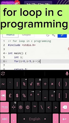 for loop in c programming | c programming for loop #cprogramming #reversecoding #forloop #learnc