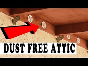 Soffit Installation ~ DUST FREE ATTIC! How To Install Soffit Vents Outside DIY Simple Home Project