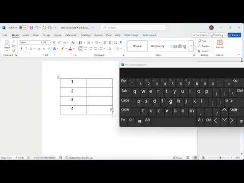How to create automatic numbering sequence list in word table