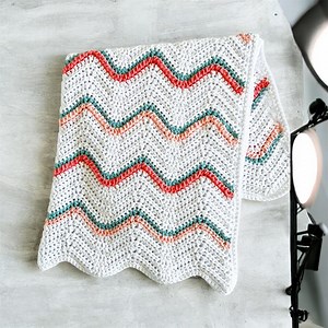 Tulip Ripple Crochet Blanket Pattern PDF, Easy Wave Blanket, Colorful Baby Throw, Digital Download - Etsy Australia