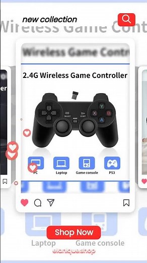 Wireless Controller for PC Gamepad for PS2 Mobile Game Joystick For PC/Android TV/Smart TV Box 2....