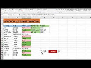 Formation complète fonction si a plusieurs condition