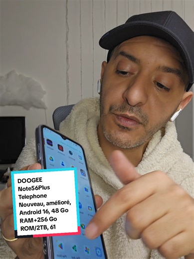 DOOGEE Note56Plus : Smartphone Amélioré avec 48 Go RAM