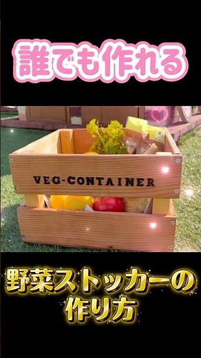 【超超超簡単】百均材料で野菜ストッカー #100均diy #diy