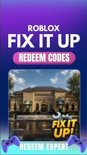 Fix it Up Codes | Fix it Up Redeem Codes | Roblox Fix it Up Codes #fixitup #robloxcodes