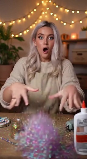 What started as a simple crafting tutorial turned into a sparkling disaster. Vera's homemade decorations had other plans, collapsing mid-reveal and covering everything in a shimmering cloud of glitter that just won't quit. | Stay & Explore: Unforgettable Journeys