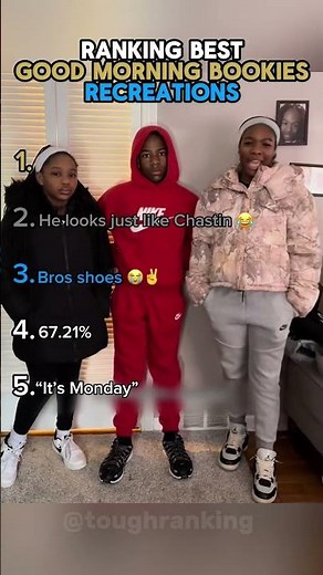 Ranking original Good Morning Bookies accuracy 😂