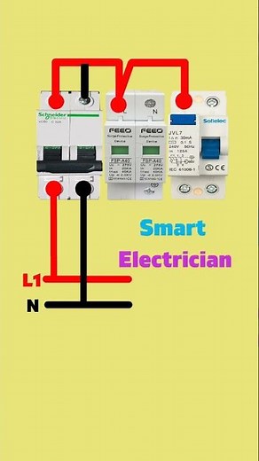 Surge Protection Device (SPD) Instalation & Connections with MCB & RCCB @ Smart Electrician
