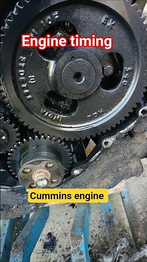 Tata Cummins Engine Timing #automobile #mechanic #tata