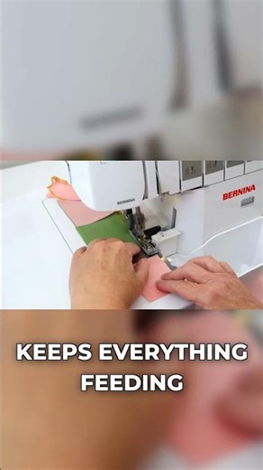 Smooth Serger Starts Use a Connector Piece