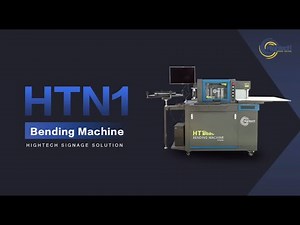 Mastering Signage Creation with the automatic HTn1 Channel Letter Bending Machine