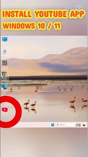 Install YouTube App In Windows 10/11 pc or laptopb quick & easy😱 #shorts #windows #trending #trend
