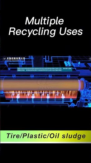 Pollution Free MSW Pyrolysis Plant For Recycling Tyre/Plastic/Sludge into Fuel Oil