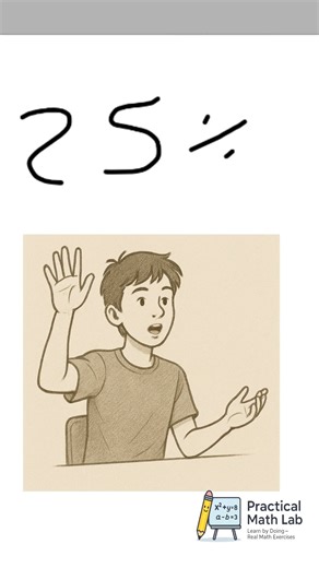 He got the percentage wrong… but learned what no one ever teaches!