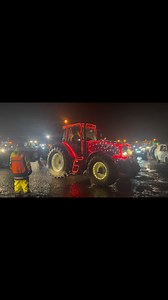 Christmas Santa Tractor run from Ballymena market saw more than 300 decked in lights drive through Ballymena. #christmas2025 | News Letter
