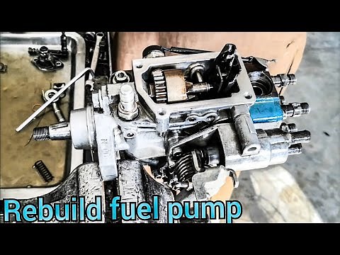reparing 2c diesel engine fuel pump | Toyota 2c