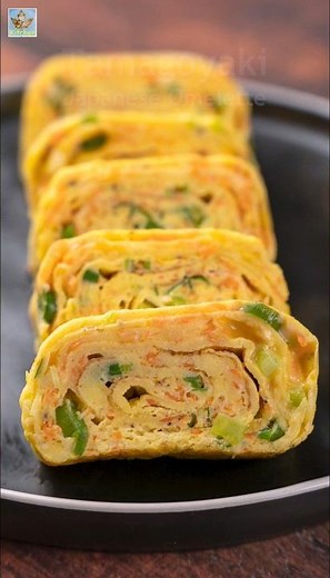 Tamagoyaki | Japanese omelette #shorts #omelette