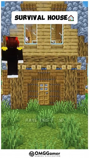 🌅 Beautiful Minecraft Survival House for Comfort and Adventure Start your adventure strong with this detailed survival build! 🪵💫 Designed with safety, space, and style in mind, it’s the perfect base for exploring, crafting, and relaxing after long adventures. 🌻🏠 #MinecraftSurvivalBuild #CozyMinecraft #MinecraftWorld #MinecraftIdeas #MinecraftVibes #CreativeBuilds #MinecraftDesign | OMGGamer