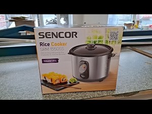 SENCOR Rice Cooker SRM 1550SS.Unboxing