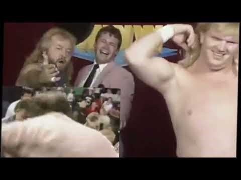 Jim Cornette Attacks Baby Doll. NWA 1986