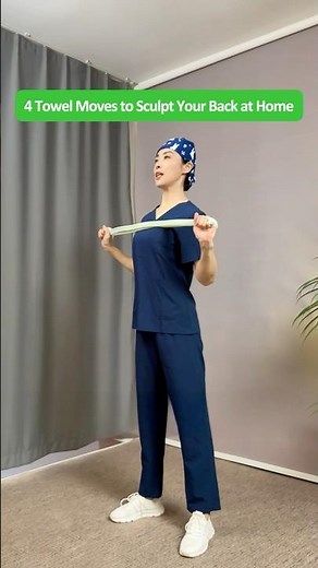 4 Towel Exercises to Sculpt Your Back, Highlight Your Collarbones, and Improve Posture