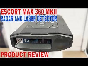✅ Escort MAX 360 MKII Radar and Laser Detector Bluetooth Enabled 🔴