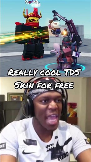 EPIC FREE TDS SKIN.. I ROBLOX..