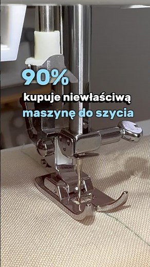 90% osób nie wie, jaką maszynę do szycia wybrać #polska #maszynadoszycia #akcesoriadoszycia