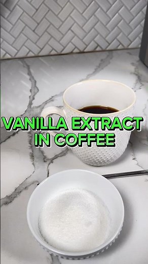 Vanilla Extract in Coffee