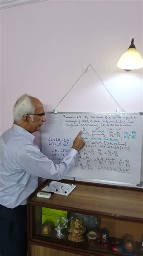 Theorem 6.5 ,Chap 6, NCERT Math, Class 10. Please watch linked video for detailed proof of theorem