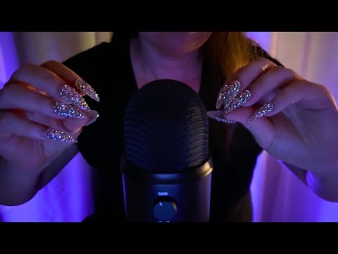 ASMR Crystal Nails ✨ Spellbinding Hand Movements & Hypnotic Sounds for Sleep