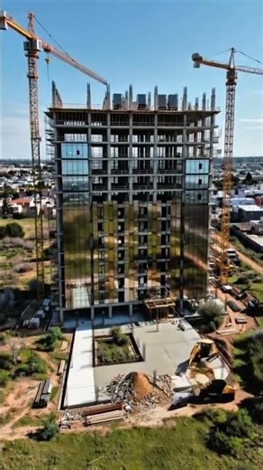 Building a Skyscraper: The Most Satisfying Process#construction #skyscraper #engineering