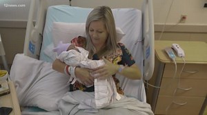 'He was not patient': Mom gives birth to son on the side of the road